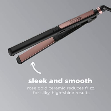Conair Infinitipro Rose Gold Flat Iron for All Hair Types