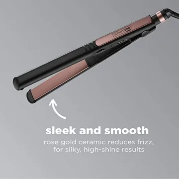 Conair Infinitipro Rose Gold Flat Iron for All Hair Types