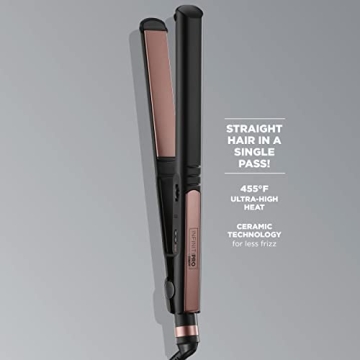 Conair Infinitipro Rose Gold Flat Iron for All Hair Types