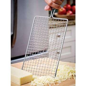 Better Houseware Safety Cheese Grater Best for Parmesan Cheese, Vegetables, Boiled Eggs - Cheese Shr...