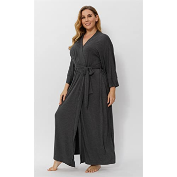 Women's Long Kimono Robes for Stylish Comfort