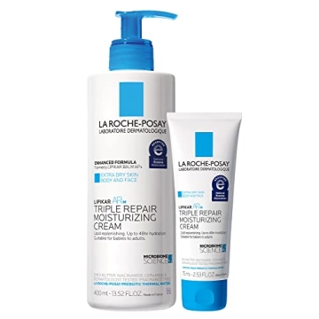 La Roche-Posay Moisturizing Lotion Full & Travel Set for Dry Skin