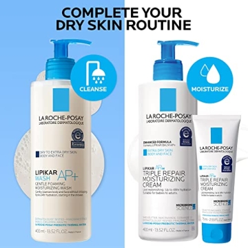 La Roche-Posay Moisturizing Lotion Full & Travel Set for Dry Skin