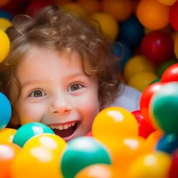 BalanceFrom Fitness Crush Proof Play Pit Balls with Reusable Mesh Storage Bag for Playpens, Bounce Houses, and Kiddie Pools, Multicolor