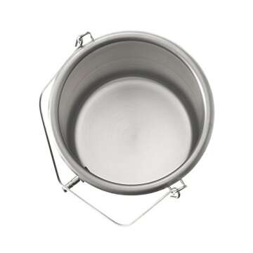 Purelife Coffee Enema Kit - USA-Made Stainless Steel Bucket for Healthy Detox