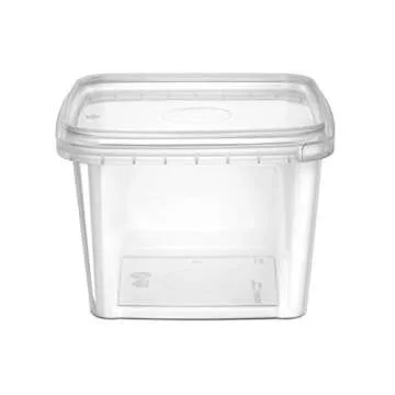 NYHI 16 oz. Square Deli Containers Pack for Meal Prep
