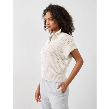 Chic Oversized Crochet Sweater for Women - Ymejia