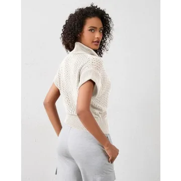 Chic Oversized Crochet Sweater for Women - Ymejia