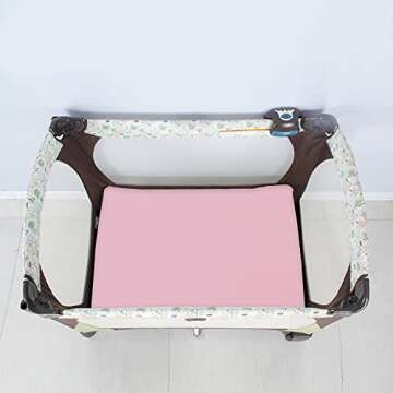 Biloban Pack and Play Fitted Sheets - 2 Pack Soft & Durable