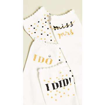 Kate Spade Bride Sock Set - Elegant Bridal Comfort