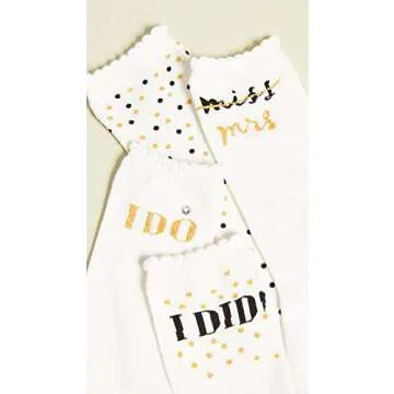 Kate Spade Bride Sock Set - Elegant Bridal Comfort