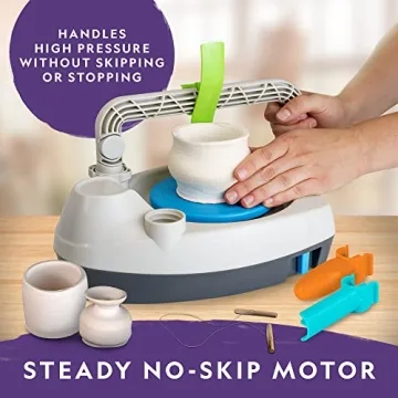 NATIONAL GEOGRAPHIC Kids Pottery Wheel – Complete Craft Kit