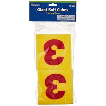 Learning Resources Giant Soft Cubes for Kids Math