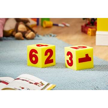 Learning Resources Giant Soft Cubes for Kids Math