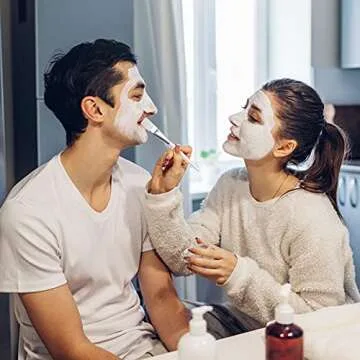 24 Pieces Facial Brush Face Brush Cosmetic Makeup Brushes Tools for Facial Eye Application and DIY Needs (White)