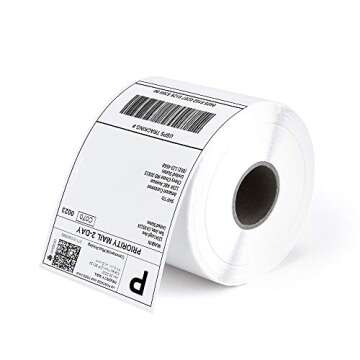 Shipping Label Holder and 500 Thermal Labels for Easy Shipping