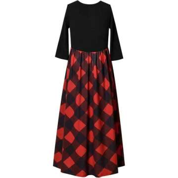 Perfashion Girls Maxi Dress - Casual Cotton 6-15Y