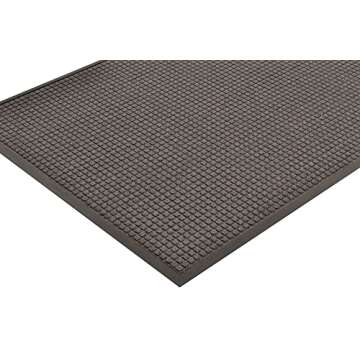 NoTrax 3' X 5' Guzzler Commerical-Grade Entrance Mat, Dirt and Moisture Control, Rubber-Backed, Indoor/Outdoor, Charcoal, 166