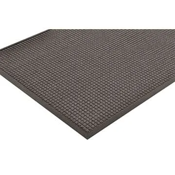 NoTrax 3' X 5' Guzzler Commerical-Grade Entrance Mat, Dirt and Moisture Control, Rubber-Backed, Indoor/Outdoor, Charcoal, 166