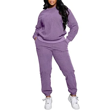 TOPSRANI Women's Casual Two Piece Sweat Suit for All Occasions