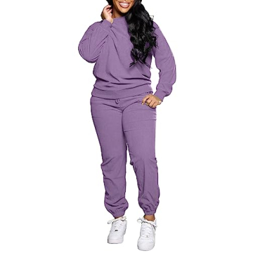 TOPSRANI Women's Casual Two Piece Sweat Suit for All Occasions