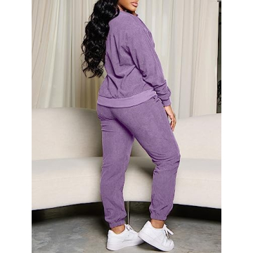 TOPSRANI Women's Casual Two Piece Sweat Suit for All Occasions
