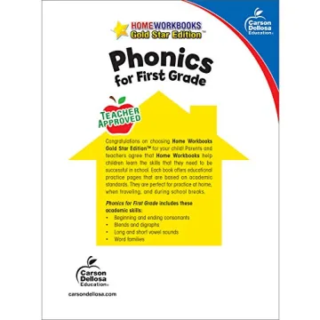 Engaging First Grade Phonics Workbook with Incentives