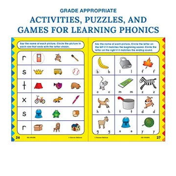 Engaging First Grade Phonics Workbook with Incentives
