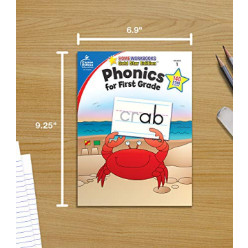 Engaging First Grade Phonics Workbook with Incentives