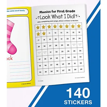 Engaging First Grade Phonics Workbook with Incentives