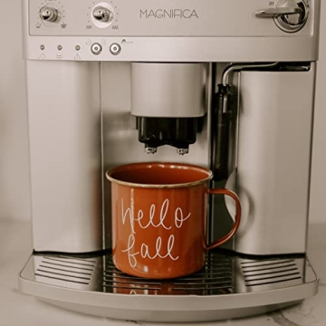 Hello Fall Galvanized Steel Campfire Style Coffee Mug 18oz