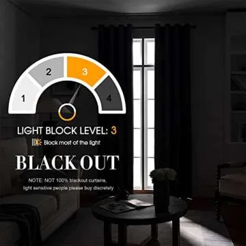 Rutterllow Blackout Curtains - Elegant & Effective Insulation