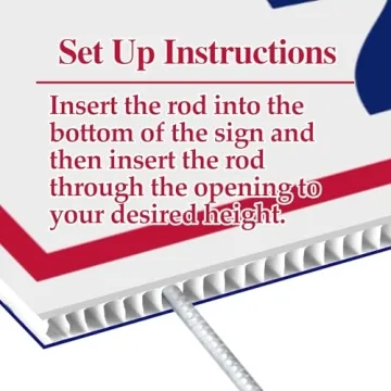 Kamala Harris 2024 Yard Sign - Outdoor Double-Sided