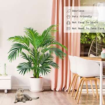 Worth Garden 4ft Areca Palm Plant for Any Space