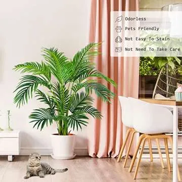 Worth Garden 4ft Areca Palm Plant for Any Space
