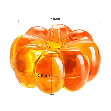 Tatuo Mini Pumpkins for Fall Decor 110 Count Vibrant Colors