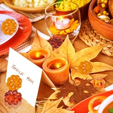 Tatuo Mini Pumpkins for Fall Decor 110 Count Vibrant Colors