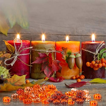 Tatuo Mini Pumpkins for Fall Decor 110 Count Vibrant Colors