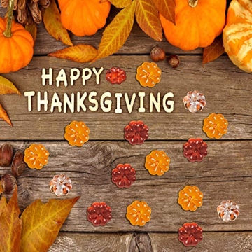 Tatuo Mini Pumpkins for Fall Decor 110 Count Vibrant Colors