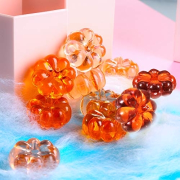 Tatuo Mini Pumpkins for Fall Decor 110 Count Vibrant Colors