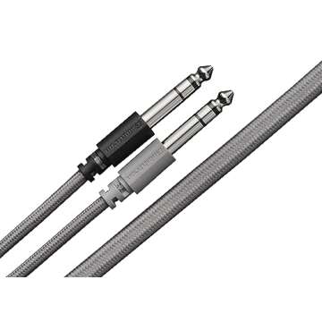 Elektron Dual 1/4" Balanced Instrument Cable - 5 feet with Superior Sound Quality