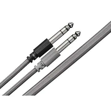 Elektron Dual 1/4" Balanced Instrument Cable - 5 feet with Superior Sound Quality