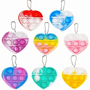 Heart Pop Fidget Toys & Cards for Children's Valentine's Day Fun