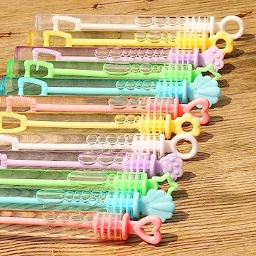 Vibrant Bubble Party Favors - 30 Mini Bubble Wands