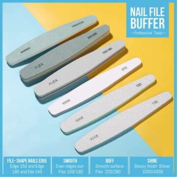 Teenitor Nail and Cuticle Care Tools kit with Cuticle Remover, Nail Files Buffer, Cuticle Nail Clipper, Cuticle Peeler Scraper Pusher and Cutter,Cuticle Oil and Clean Cotton Pad