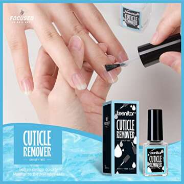 Teenitor Nail and Cuticle Care Tools kit with Cuticle Remover, Nail Files Buffer, Cuticle Nail Clipper, Cuticle Peeler Scraper Pusher and Cutter,Cuticle Oil and Clean Cotton Pad