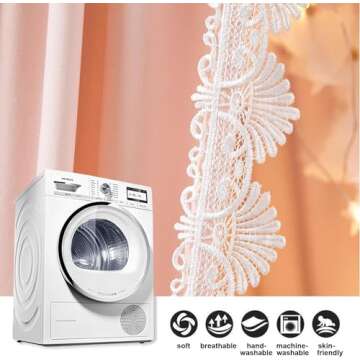 Kertnic Bed Canopy for Girls, Ruffled Soft Pink Princess Canopy Dreamy Bow Decor, Bed Canopies for Kids Room, Hanging Canopy Bedding Drapes Toddler Reading Nook Play Tent (Light Pink)