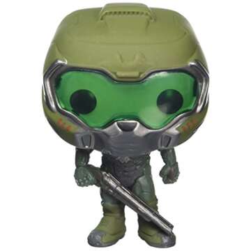 Funko POP Games: Doom - Stylish Space Marine Action Figure