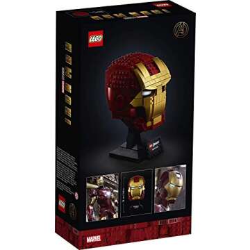 LEGO Marvel Avengers Iron Man Helmet 76165 - Iconic Build & Display Challenge