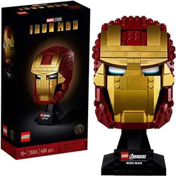 LEGO Marvel Iron Man Helmet 76165 for Adults to Build